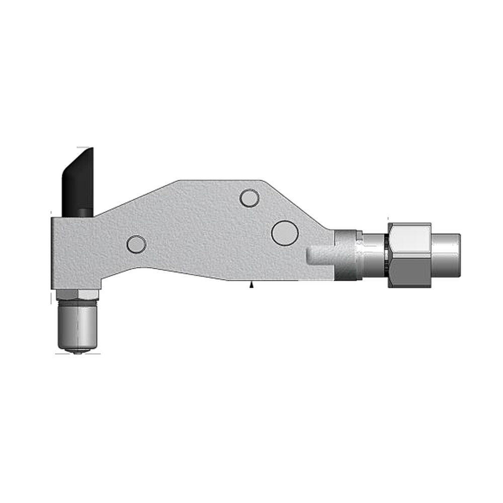 תצוגת מוצר נקייה של ראש סמרור Gage Bilt SB04-751C-54RA על רקע לבן - Clean product view of Gage Bilt SB04-751C-54RA nose assembly on a white background