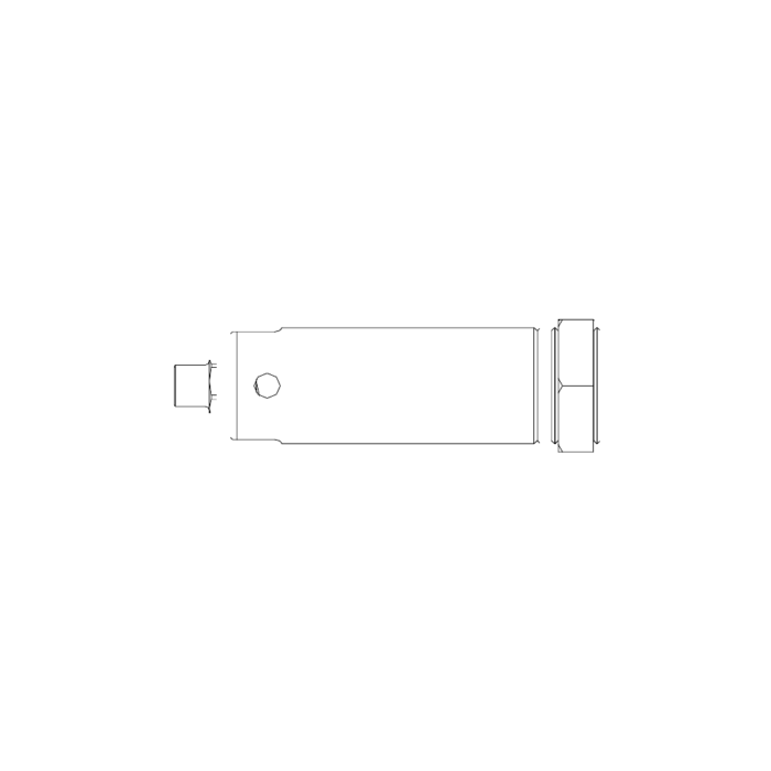 תצוגת מוצר נקייה של ראש סמרור Gage Bilt 5SS-6SS-743-24 על רקע לבן - Clean product view of Gage Bilt 5SS-6SS-743-24 nose assembly on a white background