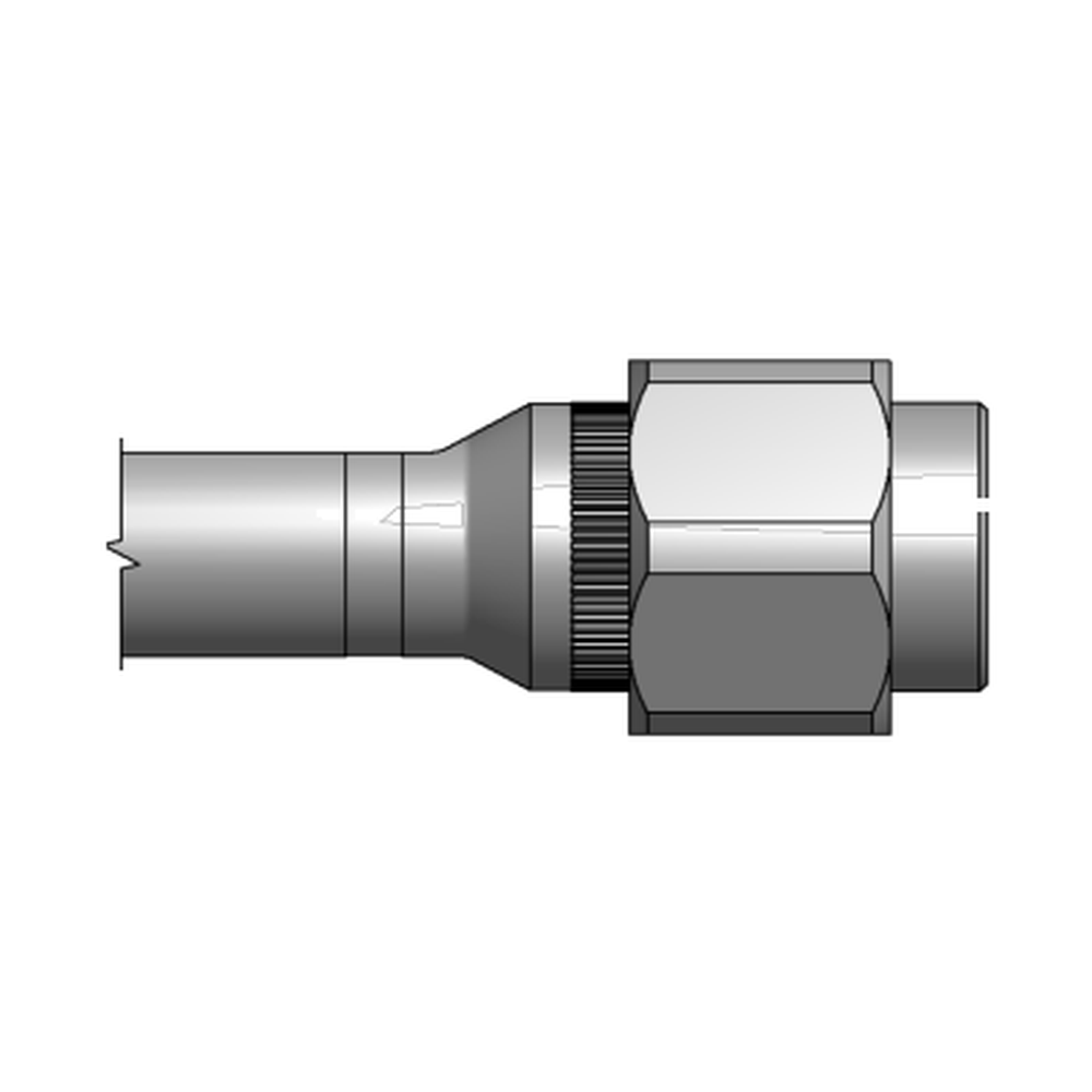 תצוגת מוצר נקייה של ראש סמרור Gage Bilt NAS08-353-48 על רקע לבן - Clean product view of Gage Bilt NAS08-353-48 nose assembly on a white background