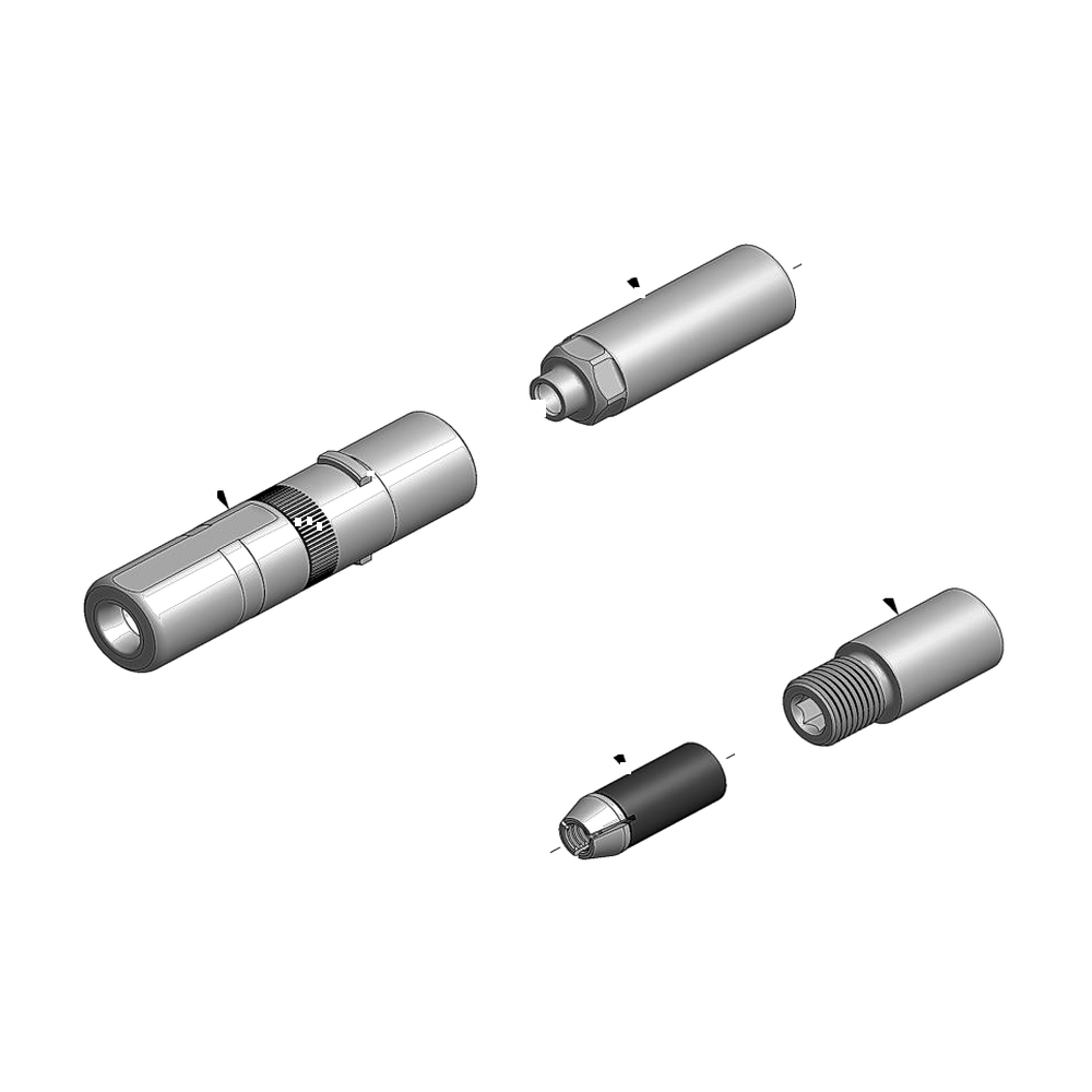 מבט מפורק מספר 2 על רכיבי ראש הסמרור Gage Bilt MGP6-2480-20 - Exploded component view 2 of Gage Bilt MGP6-2480-20 nose assembly