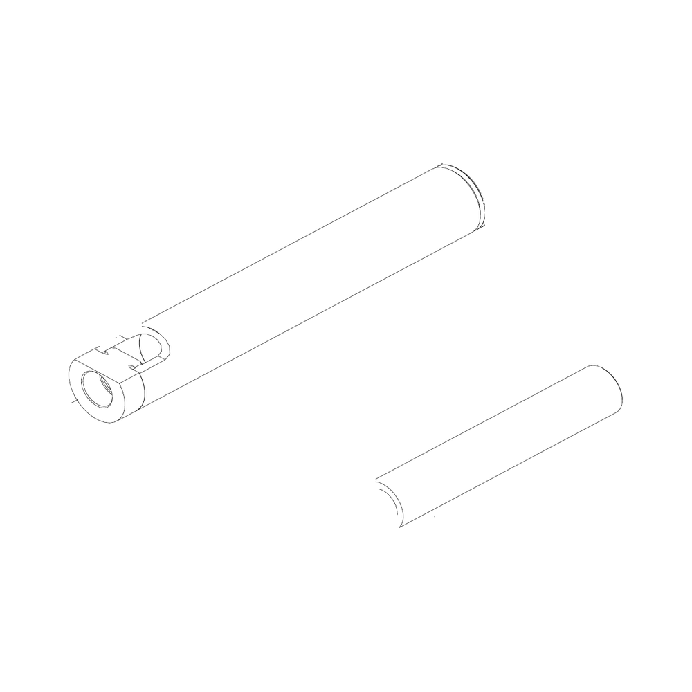 תצוגת מוצר נקייה של ראש סמרור Gage Bilt MBC-715B-43 על רקע לבן - Clean product view of Gage Bilt MBC-715B-43 nose assembly on a white background