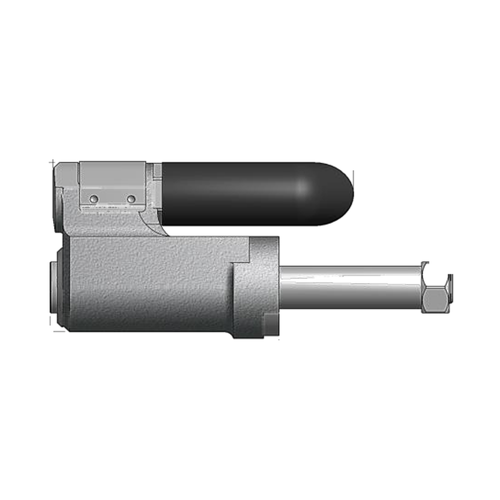 תצוגת מוצר נקייה של ראש סמרור Gage Bilt LGP10-205D-31 על רקע לבן - Clean product view of Gage Bilt LGP10-205D-31 nose assembly on a white background