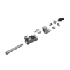 מבט מפורק מספר 2 על רכיבי ראש הסמרור Gage Bilt GS8-204D-32OS - Exploded component view 2 of Gage Bilt GS8-204D-32OS nose assembly