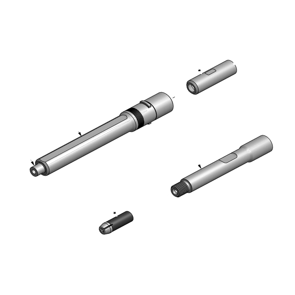 מבט מפורק מספר 2 על רכיבי ראש הסמרור Gage Bilt GS-752C-45 - Exploded component view 2 of Gage Bilt GS-752C-45 nose assembly