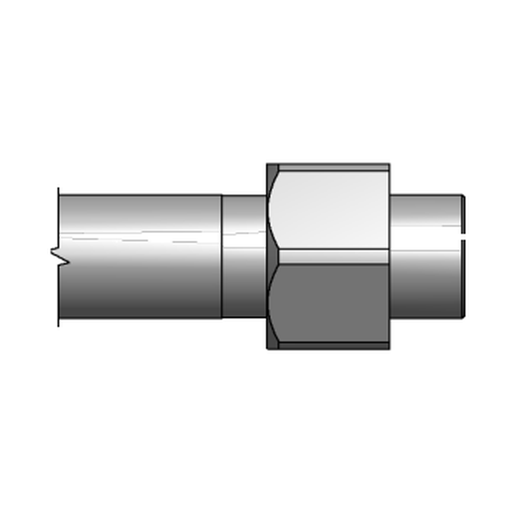 תצוגת מוצר נקייה של ראש סמרור Gage Bilt MG08-722-60 על רקע לבן - Clean product view of Gage Bilt MG08-722-60 nose assembly on a white background