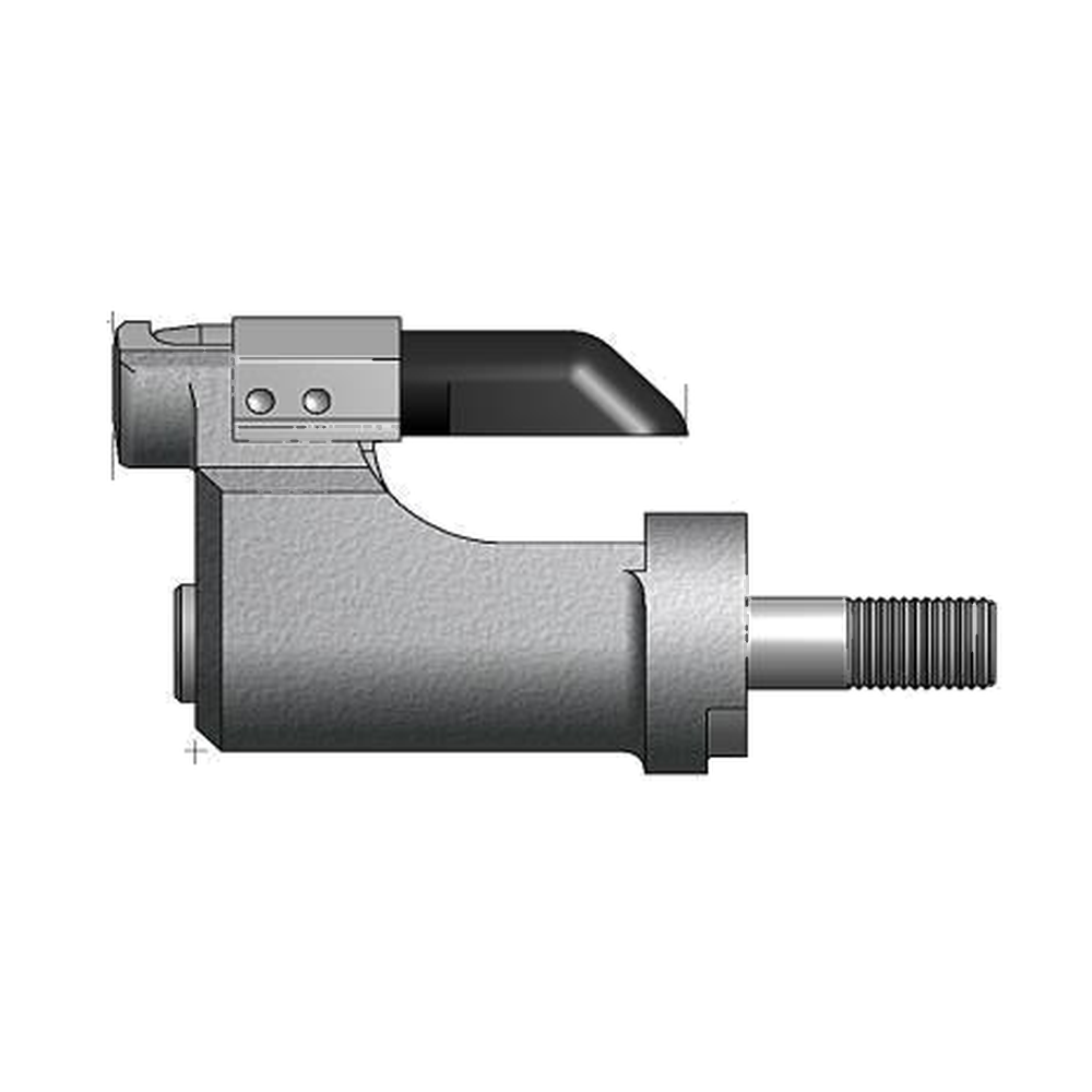 תצוגת מוצר נקייה של ראש סמרור Gage Bilt NAST05-206G-30C על רקע לבן - Clean product view of Gage Bilt NAST05-206G-30C nose assembly on a white background