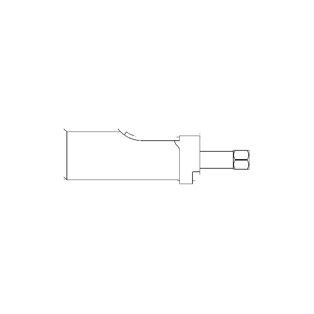 תצוגת מוצר נקייה של ראש סמרור Gage Bilt GS-204D-42OS על רקע לבן - Clean product view of Gage Bilt GS-204D-42OS nose assembly on a white background