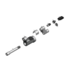מבט מפורק מספר 2 על רכיבי ראש הסמרור Gage Bilt NASS05-206G-30OS - Exploded component view 2 of Gage Bilt NASS05-206G-30OS nose assembly