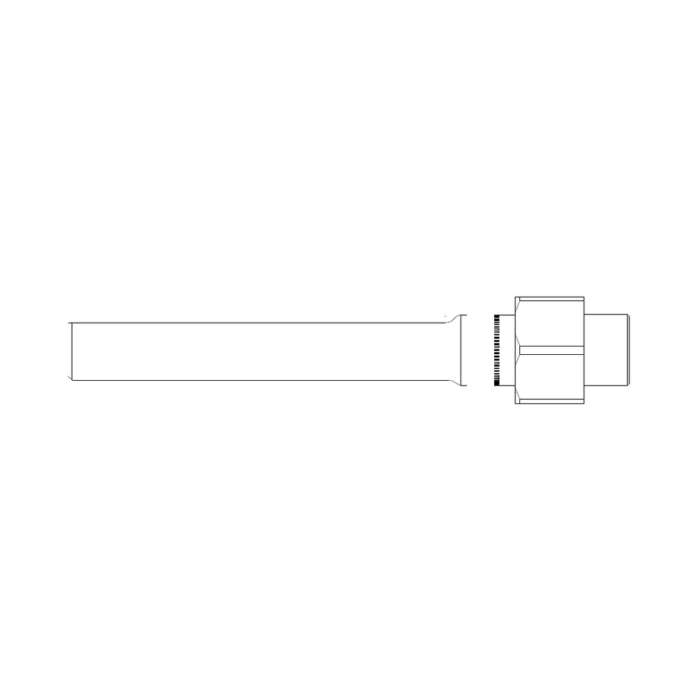 תצוגת מוצר נקייה של ראש סמרור Gage Bilt MBC06-752B-45 על רקע לבן - Clean product view of Gage Bilt MBC06-752B-45 nose assembly on a white background