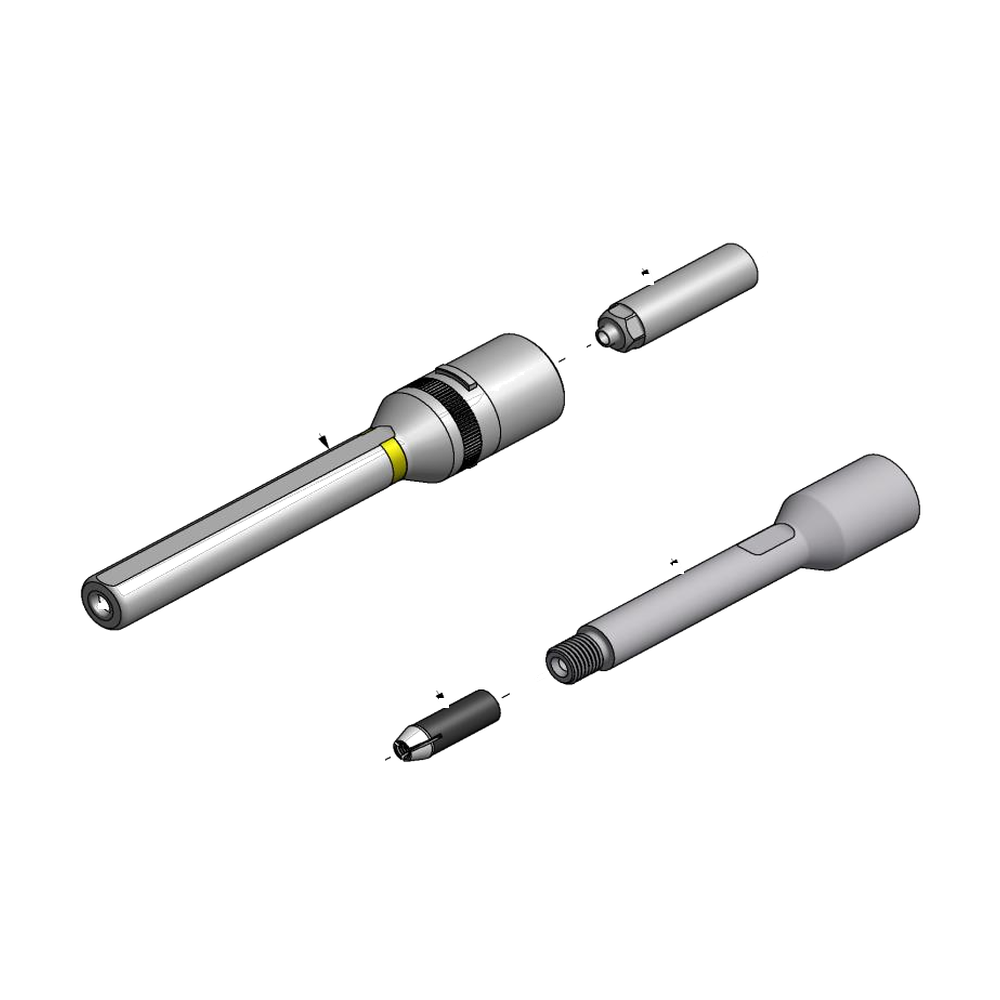 מבט מפורק מספר 2 על רכיבי ראש הסמרור Gage Bilt LGP05-2581-48 - Exploded component view 2 of Gage Bilt LGP05-2581-48 nose assembly