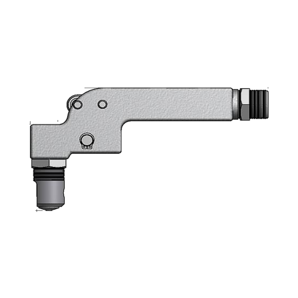תצוגת מוצר נקייה של ראש סמרור Gage Bilt SB04-715-44RA על רקע לבן - Clean product view of Gage Bilt SB04-715-44RA nose assembly on a white background
