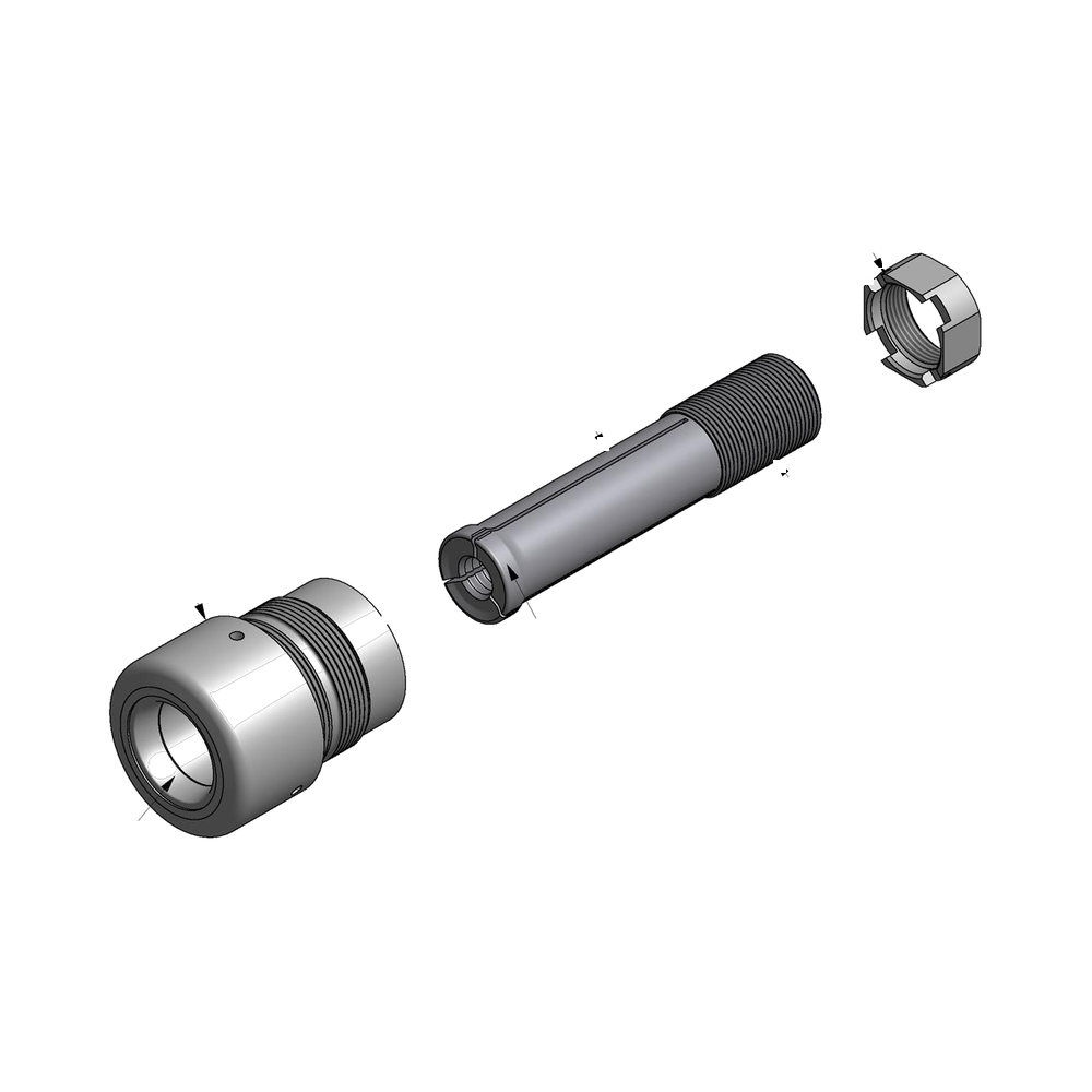 מבט מפורק מספר 2 על רכיבי ראש הסמרור Gage Bilt BOB20-20SF-10 - Exploded component view 2 of Gage Bilt BOB20-20SF-10 nose assembly