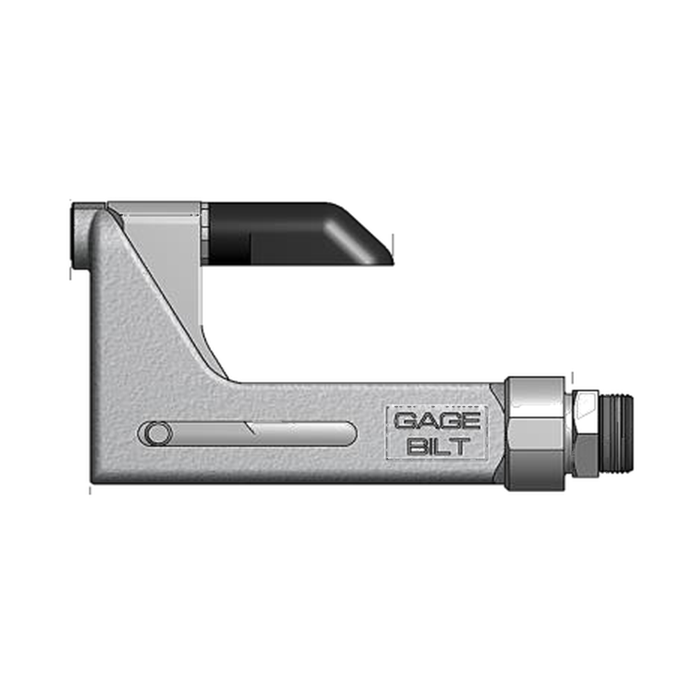 תצוגת מוצר נקייה של ראש סמרור Gage Bilt 5C-715A-40OS על רקע לבן - Clean product view of Gage Bilt 5C-715A-40OS nose assembly on a white background