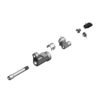 מבט מפורק מספר 2 על רכיבי ראש הסמרור Gage Bilt NAS08-206G-25OS - Exploded component view 2 of Gage Bilt NAS08-206G-25OS nose assembly