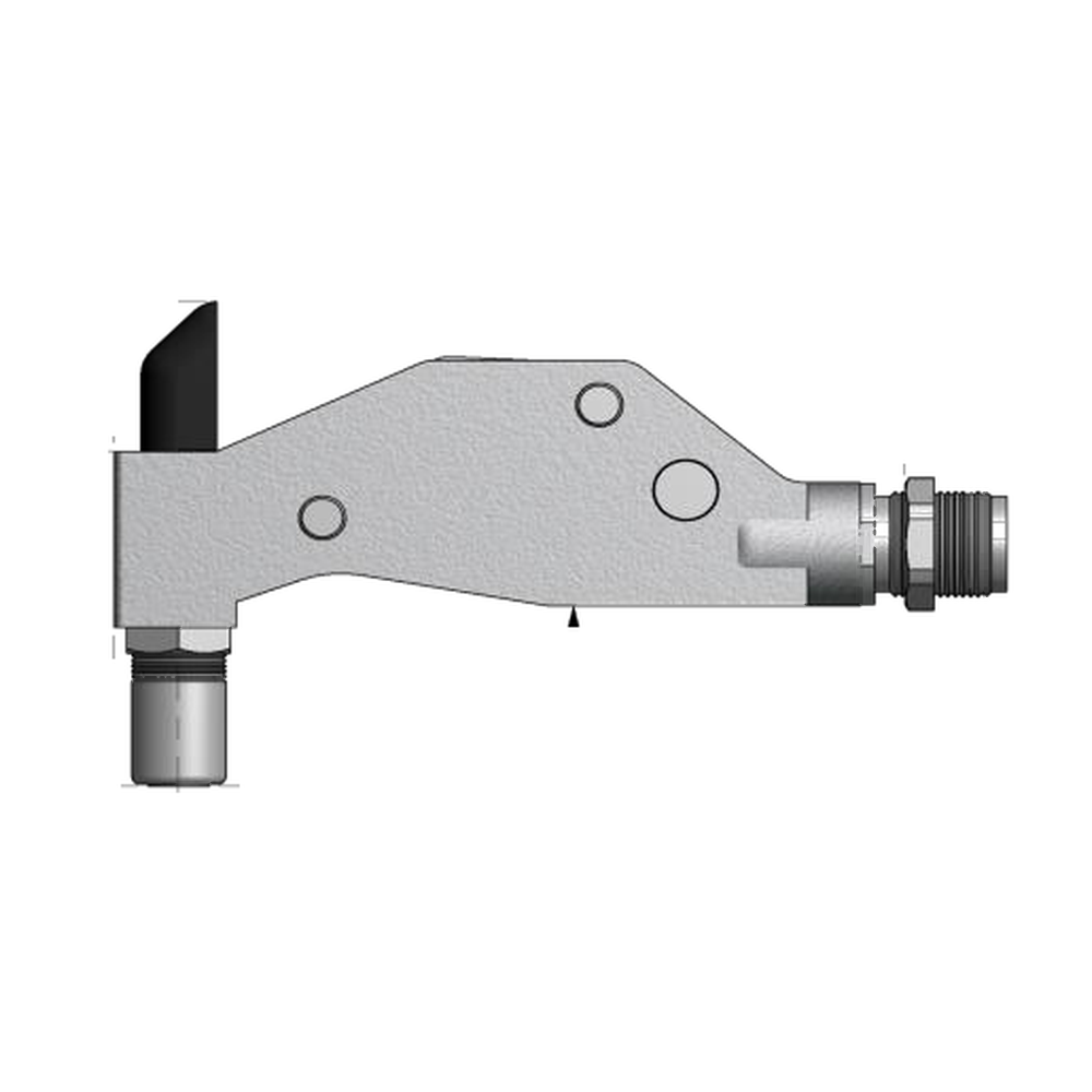 תצוגת מוצר נקייה של ראש סמרור Gage Bilt UAB05-704-54RA על רקע לבן - Clean product view of Gage Bilt UAB05-704-54RA nose assembly on a white background