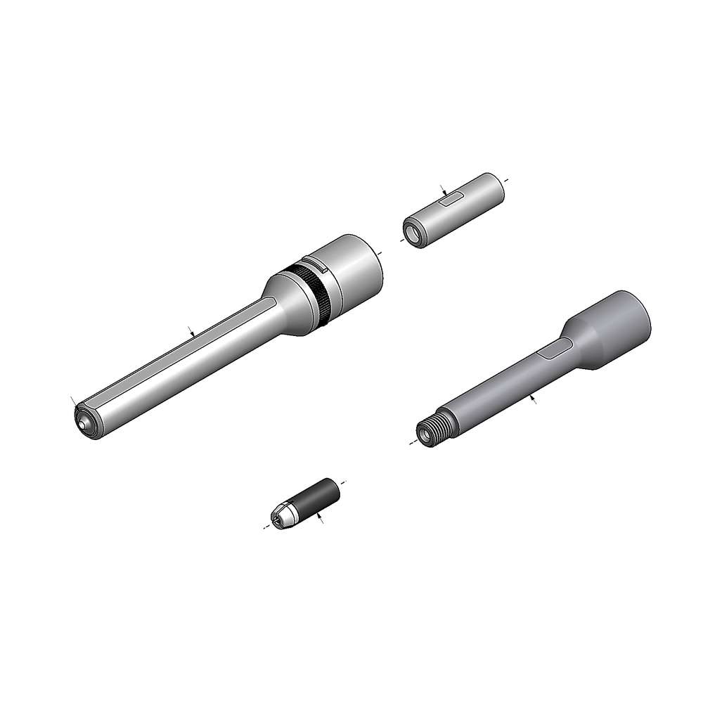 מבט מפורק מספר 2 על רכיבי ראש הסמרור Gage Bilt SB05-745C-48 - Exploded component view 2 of Gage Bilt SB05-745C-48 nose assembly