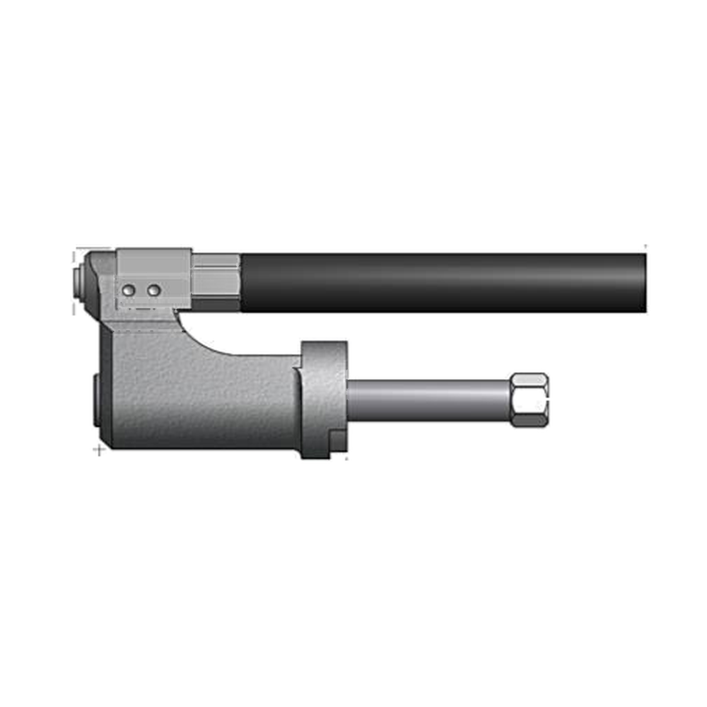 תצוגת מוצר נקייה של ראש סמרור Gage Bilt 6N-204-27OS על רקע לבן - Clean product view of Gage Bilt 6N-204-27OS nose assembly on a white background