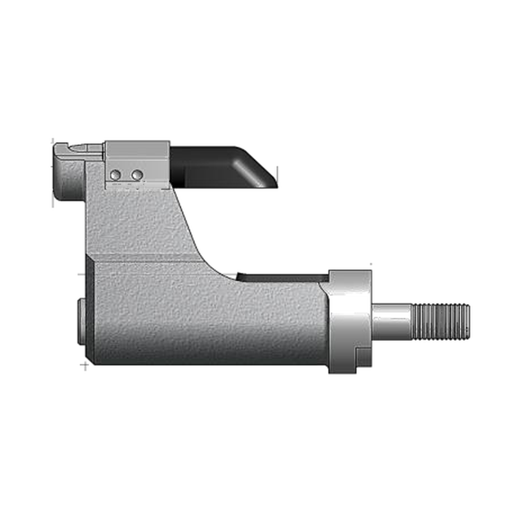תצוגת מוצר נקייה של ראש סמרור Gage Bilt LGP08-206A-36OC על רקע לבן - Clean product view of Gage Bilt LGP08-206A-36OC nose assembly on a white background