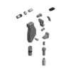 מבט מפורק מספר 2 על רכיבי ראש הסמרור Gage Bilt 456MAX-83-54RA - Exploded component view 2 of Gage Bilt 456MAX-83-54RA nose assembly