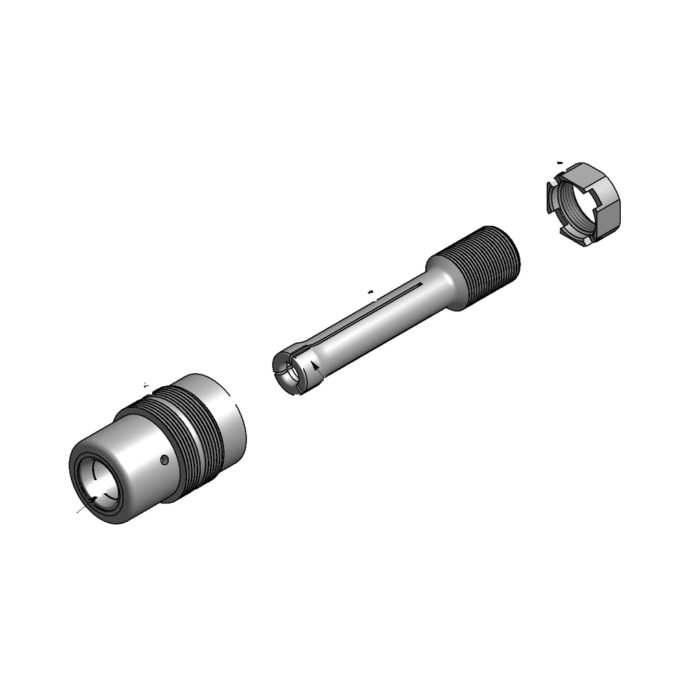 מבט מפורק מספר 2 על רכיבי ראש הסמרור Gage Bilt BOB12MM-20SF-10 - Exploded component view 2 of Gage Bilt BOB12MM-20SF-10 nose assembly