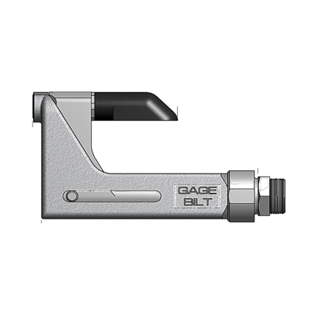 תצוגת מוצר נקייה של ראש סמרור Gage Bilt 8C-715A-40OS על רקע לבן - Clean product view of Gage Bilt 8C-715A-40OS nose assembly on a white background