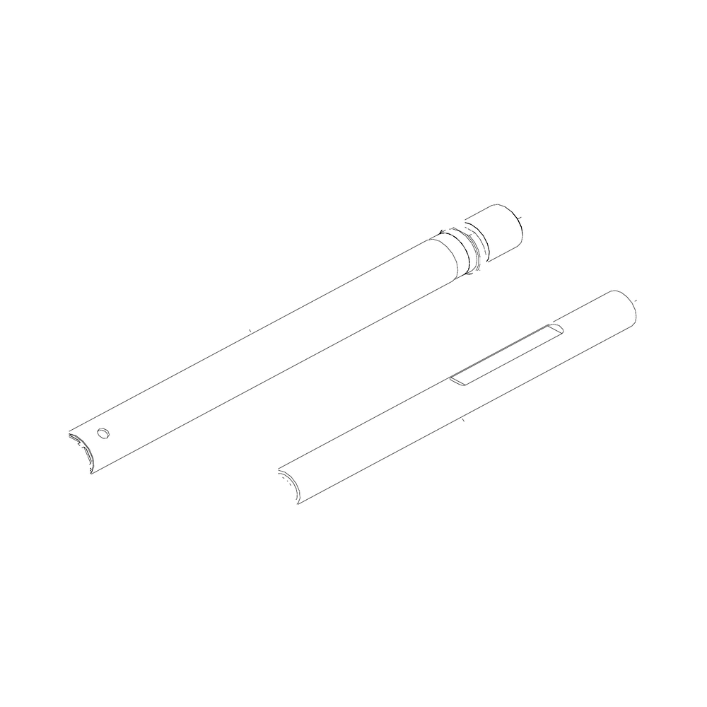 תצוגת מוצר נקייה של ראש סמרור Gage Bilt LB-722-80 על רקע לבן - Clean product view of Gage Bilt LB-722-80 nose assembly on a white background
