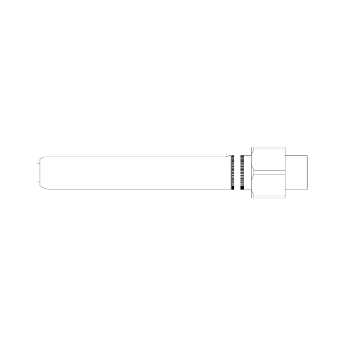 תצוגת מוצר נקייה של ראש סמרור Gage Bilt ASP10-713-45 על רקע לבן - Clean product view of Gage Bilt ASP10-713-45 nose assembly on a white background
