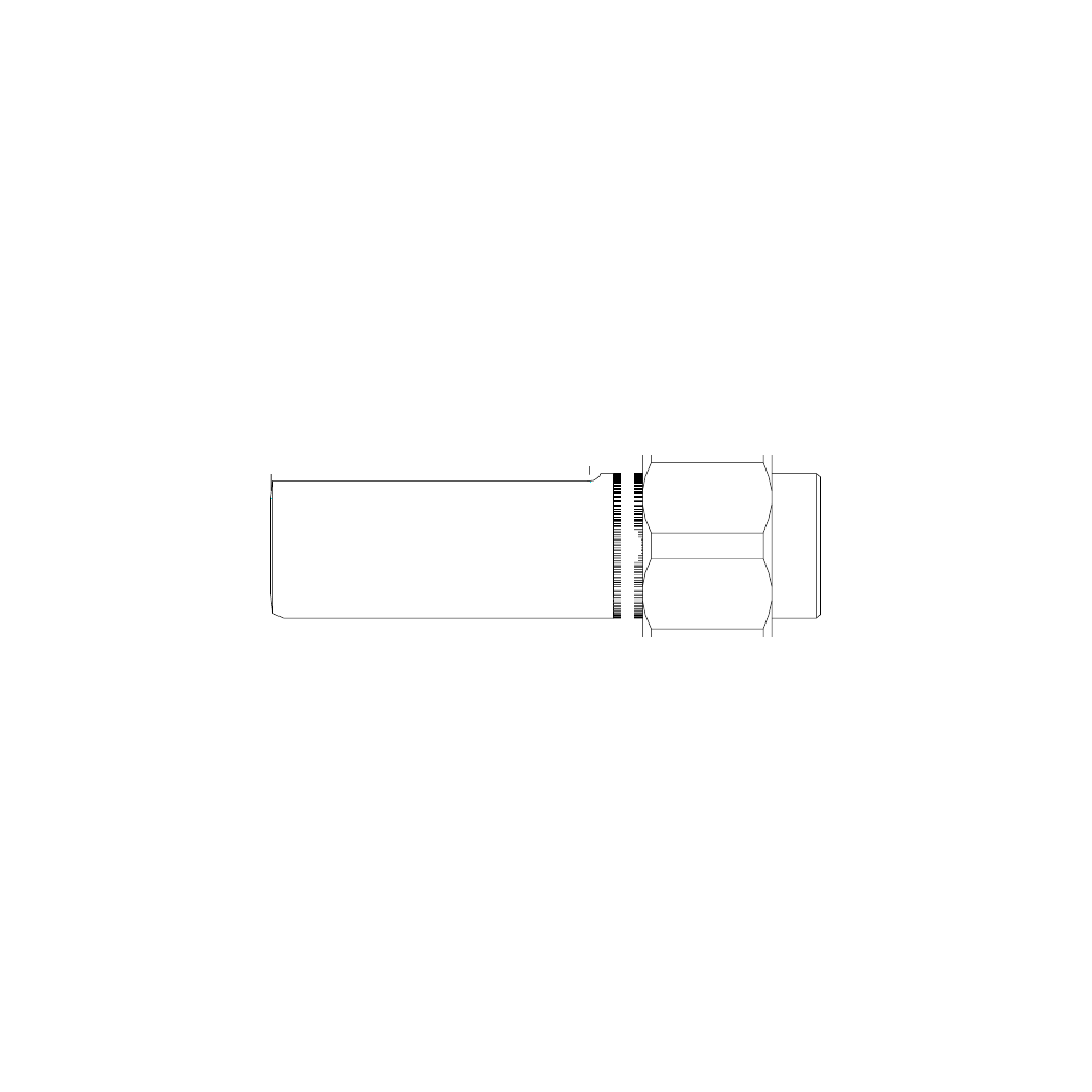 תצוגת מוצר נקייה של ראש סמרור Gage Bilt NAS-353B-23 על רקע לבן - Clean product view of Gage Bilt NAS-353B-23 nose assembly on a white background