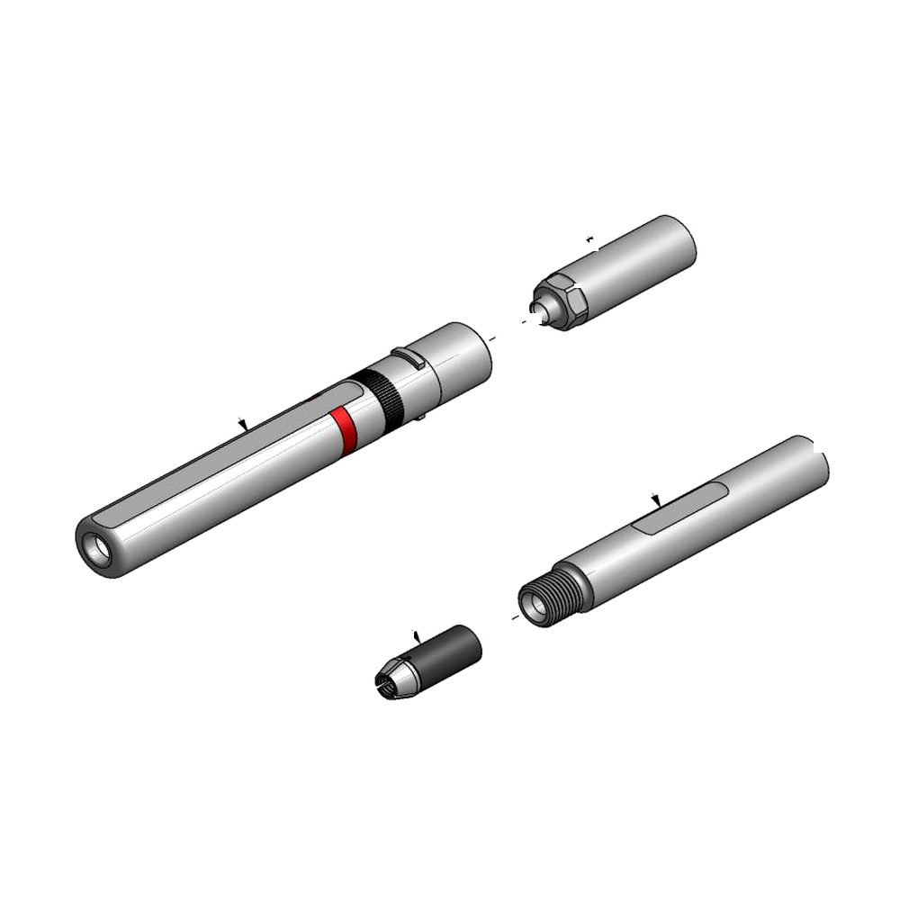 מבט מפורק מספר 2 על רכיבי ראש הסמרור Gage Bilt MLGP6-2480-45 - Exploded component view 2 of Gage Bilt MLGP6-2480-45 nose assembly