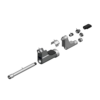 מבט מפורק מספר 2 על רכיבי ראש הסמרור Gage Bilt NAS08-204C-34OS - Exploded component view 2 of Gage Bilt NAS08-204C-34OS nose assembly
