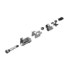 מבט מפורק מספר 2 על רכיבי ראש הסמרור Gage Bilt LGP08-25OSSG - Exploded component view 2 of Gage Bilt LGP08-25OSSG nose assembly