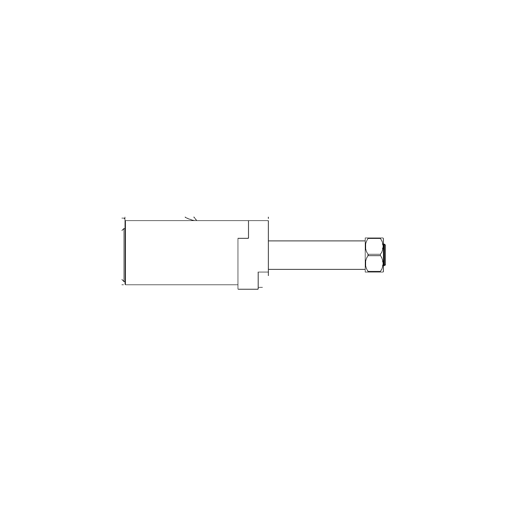 תצוגת מוצר נקייה של ראש סמרור Gage Bilt SB-205-35 על רקע לבן - Clean product view of Gage Bilt SB-205-35 nose assembly on a white background