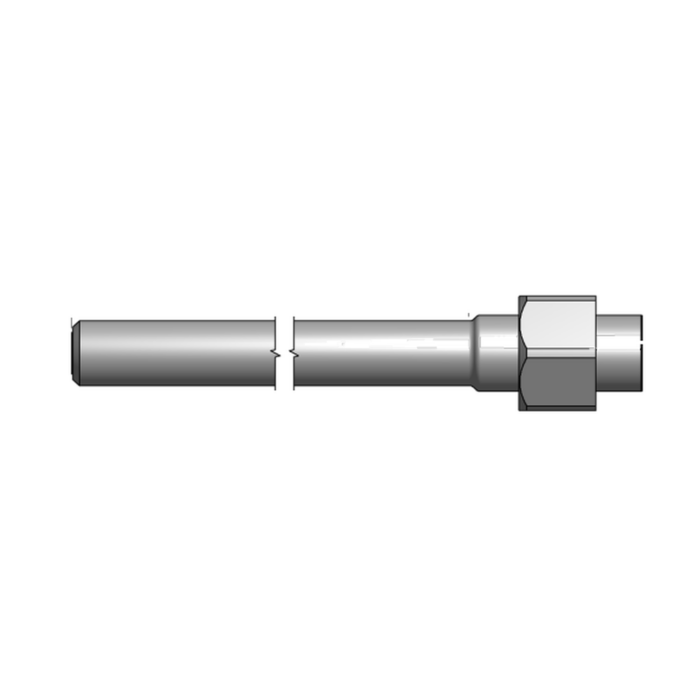 תצוגת מוצר נקייה של ראש סמרור Gage Bilt UBB06-752B-80 על רקע לבן - Clean product view of Gage Bilt UBB06-752B-80 nose assembly on a white background