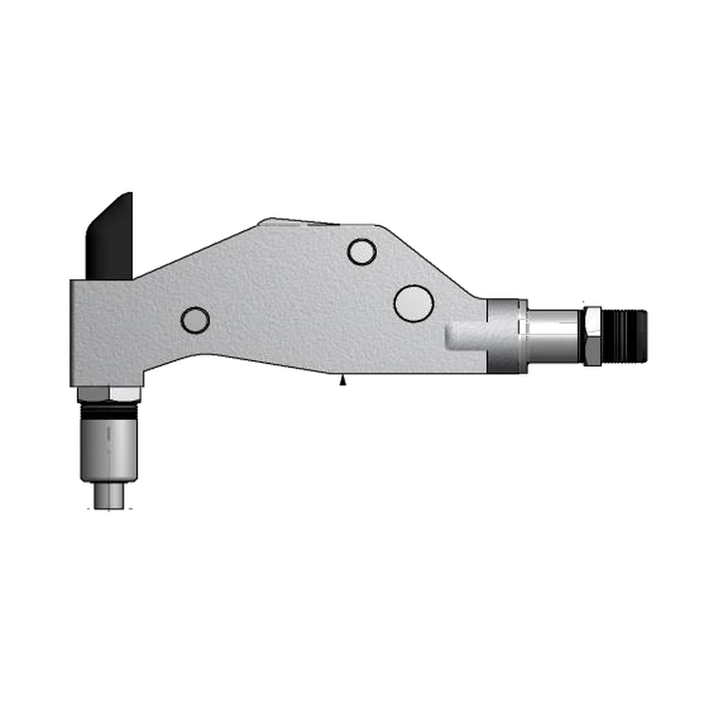 תצוגת מוצר נקייה של ראש סמרור Gage Bilt GS6-715-54RA על רקע לבן - Clean product view of Gage Bilt GS6-715-54RA nose assembly on a white background