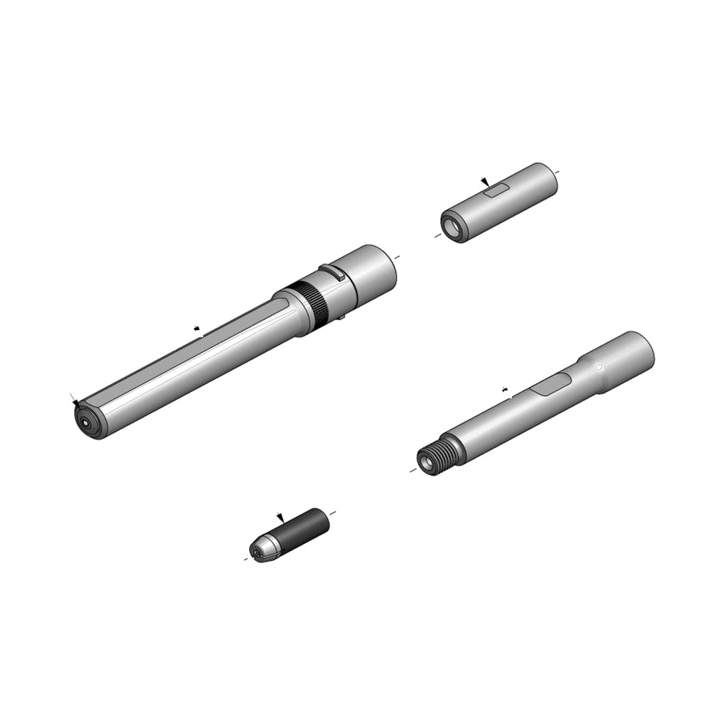 מבט מפורק מספר 2 על רכיבי ראש הסמרור Gage Bilt 4A-752C-45 - Exploded component view 2 of Gage Bilt 4A-752C-45 nose assembly