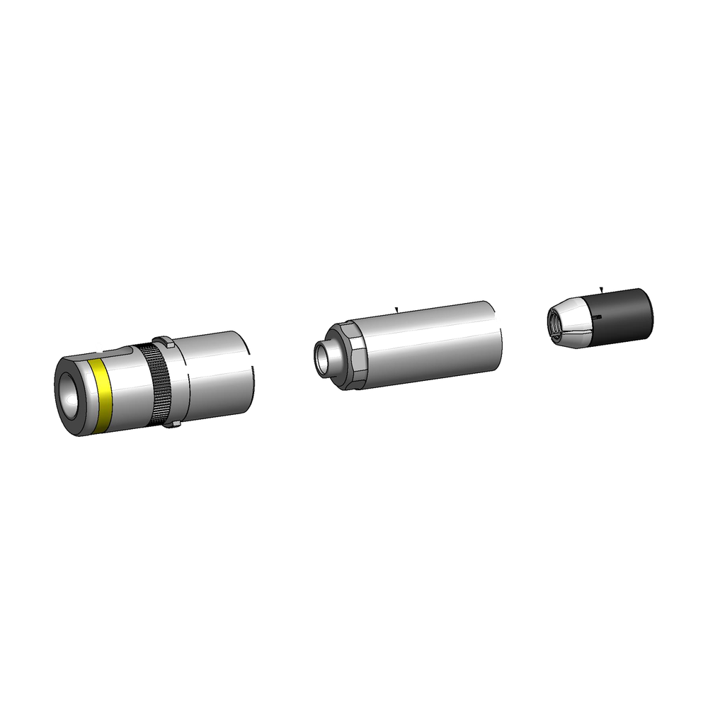 מבט מפורק מספר 2 על רכיבי ראש הסמרור Gage Bilt LGP12-745B-12 - Exploded component view 2 of Gage Bilt LGP12-745B-12 nose assembly