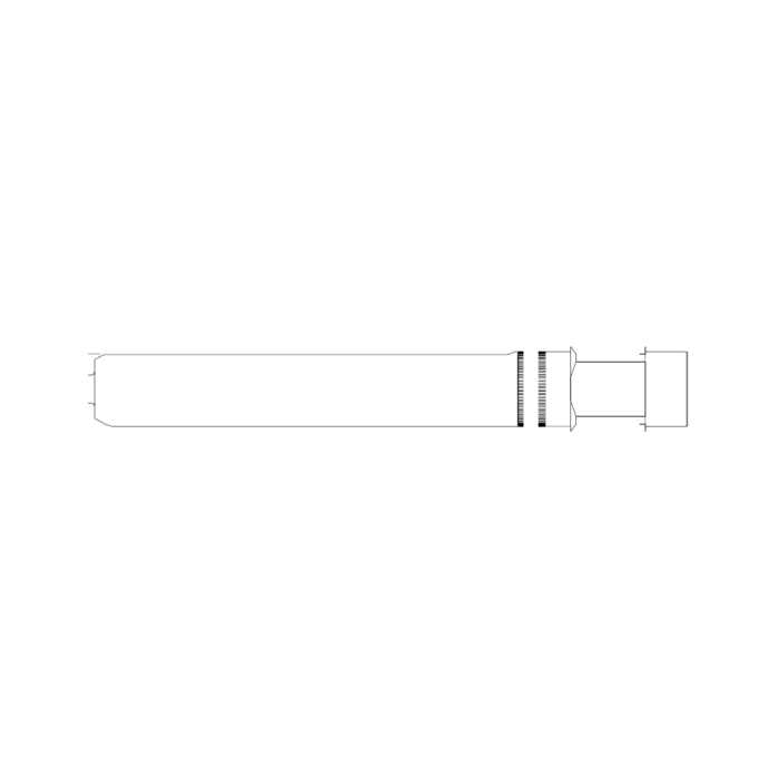 תצוגת מוצר נקייה של ראש סמרור Gage Bilt SB08-730-45 על רקע לבן - Clean product view of Gage Bilt SB08-730-45 nose assembly on a white background
