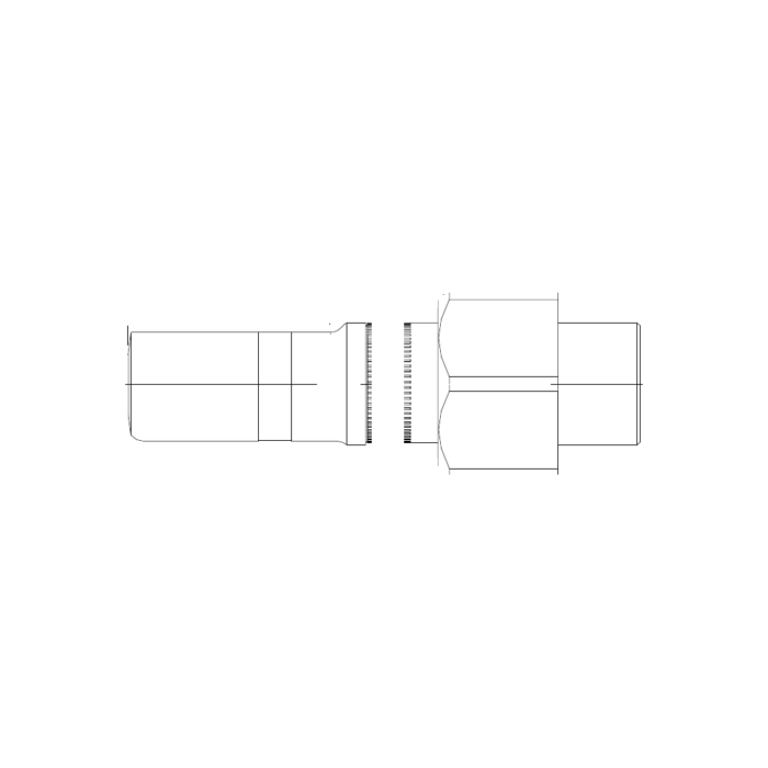 תצוגת מוצר נקייה של ראש סמרור Gage Bilt MLGP-731-20 על רקע לבן - Clean product view of Gage Bilt MLGP-731-20 nose assembly on a white background