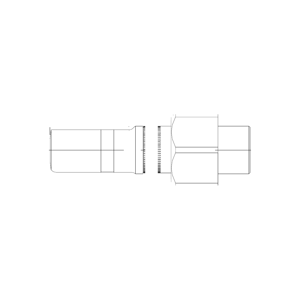 תצוגת מוצר נקייה של ראש סמרור Gage Bilt MLGP-731-20 על רקע לבן - Clean product view of Gage Bilt MLGP-731-20 nose assembly on a white background
