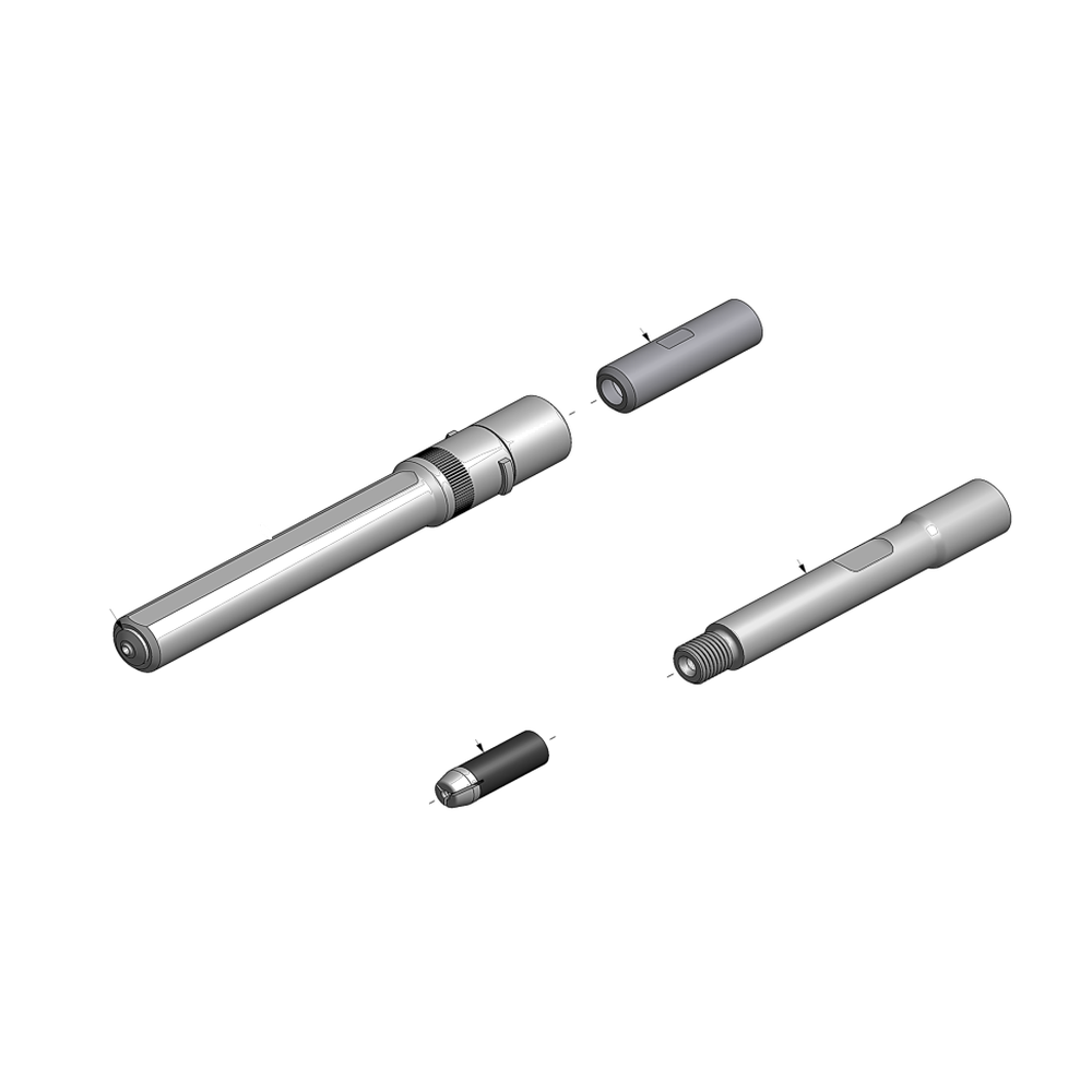 מבט מפורק מספר 2 על רכיבי ראש הסמרור Gage Bilt SB04-752C-45 - Exploded component view 2 of Gage Bilt SB04-752C-45 nose assembly