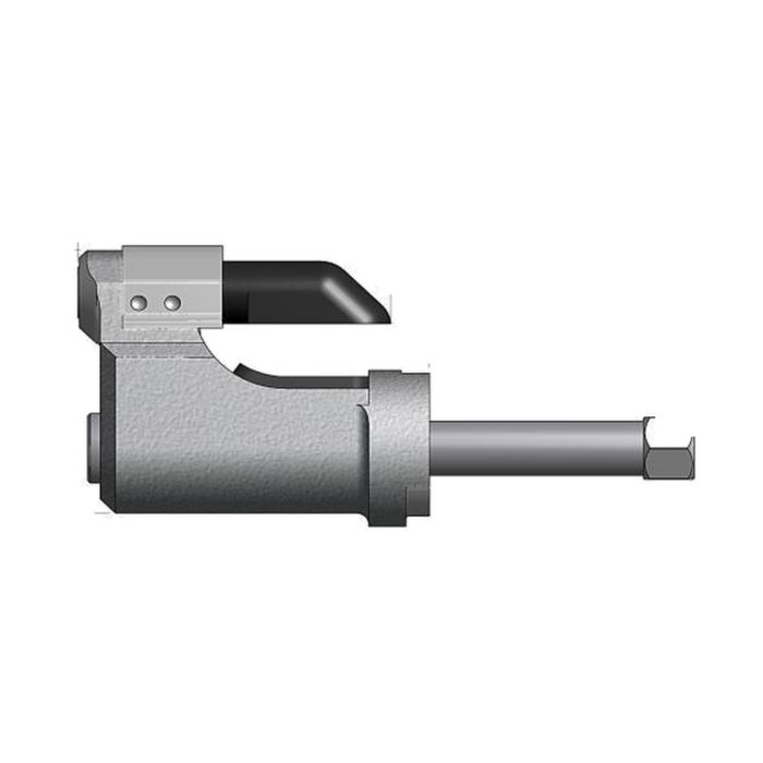 תצוגת מוצר נקייה של ראש סמרור Gage Bilt UAB08-204D-27OS על רקע לבן - Clean product view of Gage Bilt UAB08-204D-27OS nose assembly on a white background