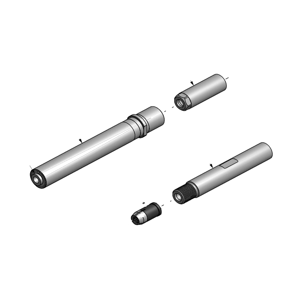 מבט מפורק מספר 2 על רכיבי ראש הסמרור Gage Bilt KSPLK12-713-45JD - Exploded component view 2 of Gage Bilt KSPLK12-713-45JD nose assembly