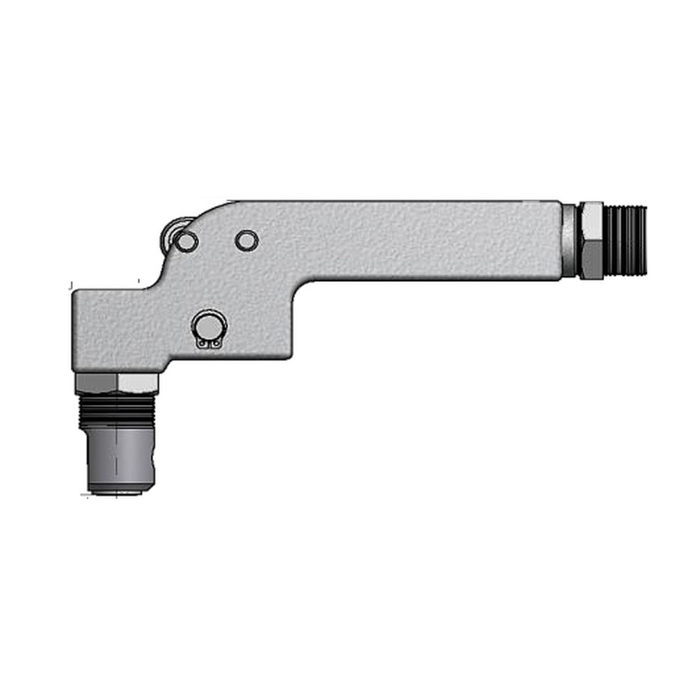 תצוגת מוצר נקייה של ראש סמרור Gage Bilt UBB04-715-44RA על רקע לבן - Clean product view of Gage Bilt UBB04-715-44RA nose assembly on a white background
