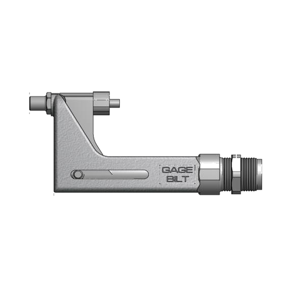 תצוגת מוצר נקייה של ראש סמרור Gage Bilt 6N-704-40OSMDL על רקע לבן - Clean product view of Gage Bilt 6N-704-40OSMDL nose assembly on a white background