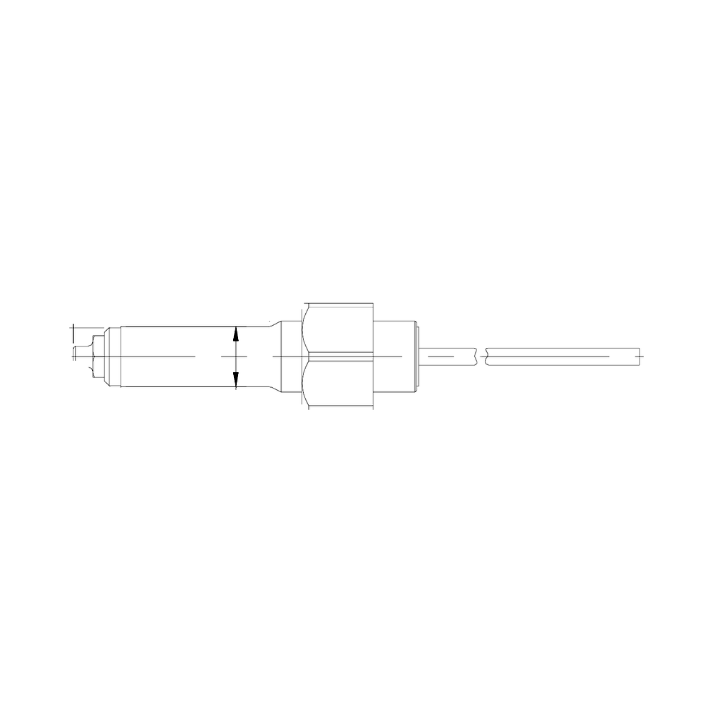 תצוגת מוצר נקייה של ראש סמרור Gage Bilt 6N-751-23C על רקע לבן - Clean product view of Gage Bilt 6N-751-23C nose assembly on a white background