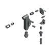 מבט מפורק מספר 2 על רכיבי ראש הסמרור Gage Bilt LB06-713-58RA - Exploded component view 2 of Gage Bilt LB06-713-58RA nose assembly