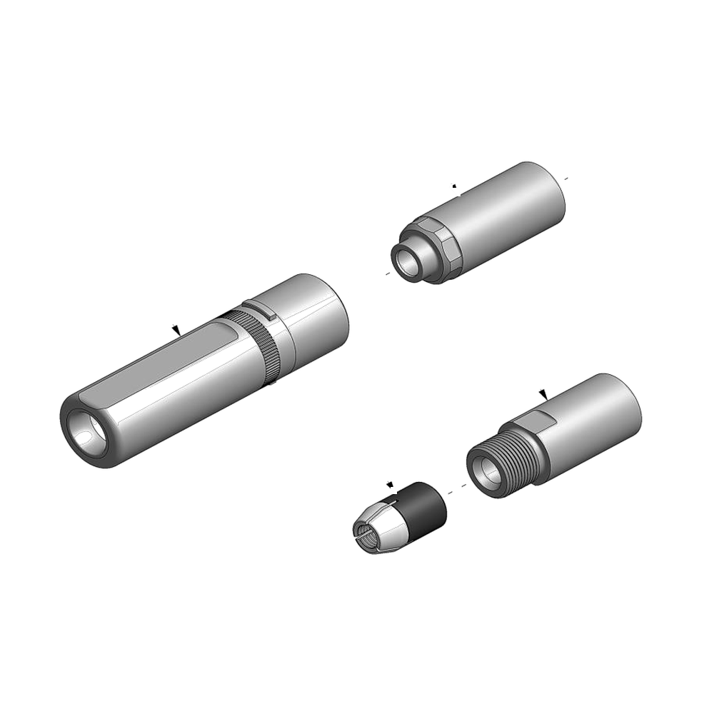 מבט מפורק מספר 2 על רכיבי ראש הסמרור Gage Bilt LB12-756-26 - Exploded component view 2 of Gage Bilt LB12-756-26 nose assembly