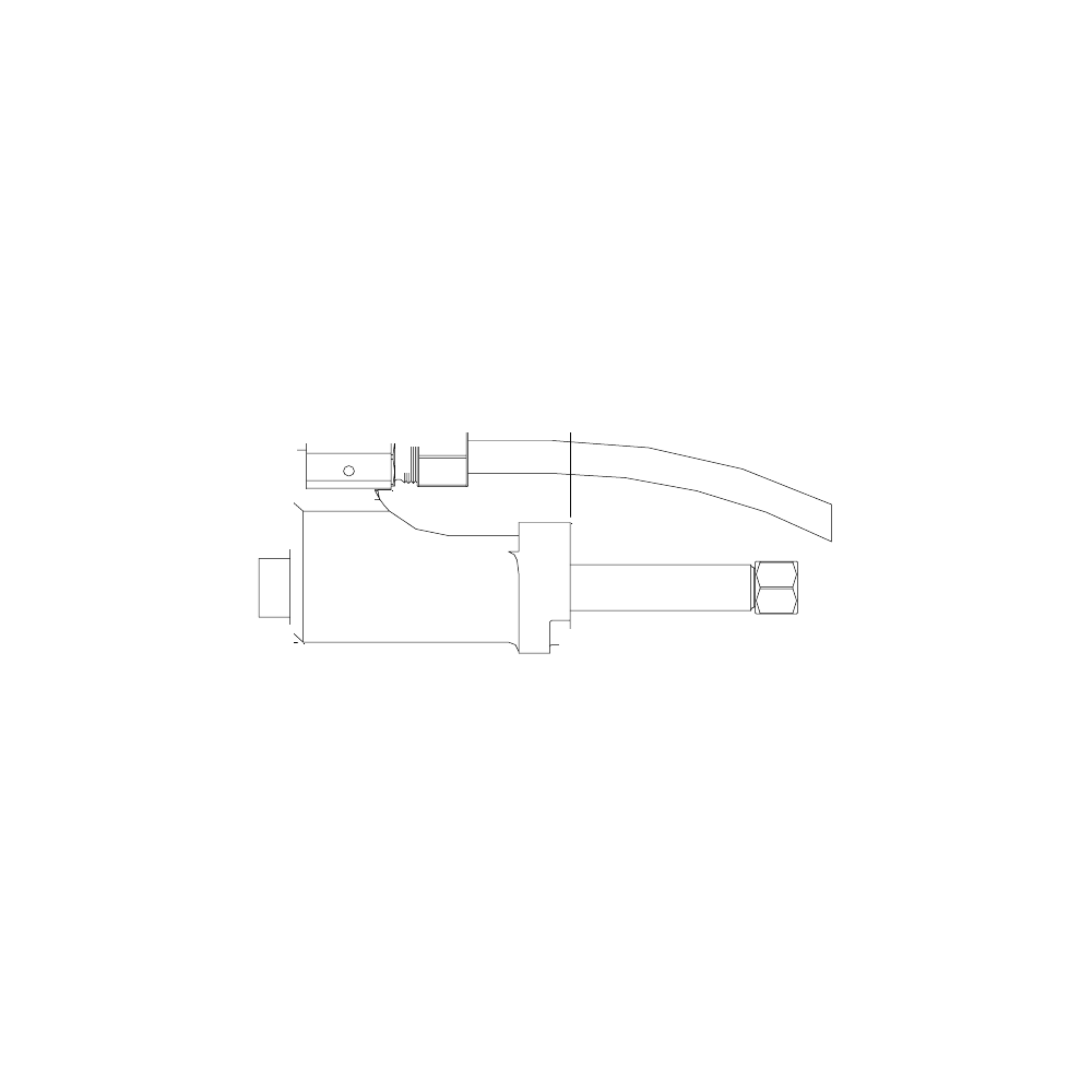 תצוגת מוצר נקייה של ראש סמרור Gage Bilt SB-204C-27OT על רקע לבן - Clean product view of Gage Bilt SB-204C-27OT nose assembly on a white background