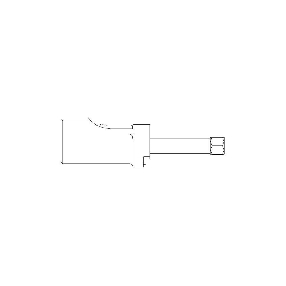 תצוגת מוצר נקייה של ראש סמרור Gage Bilt SB-204D-27OS על רקע לבן - Clean product view of Gage Bilt SB-204D-27OS nose assembly on a white background