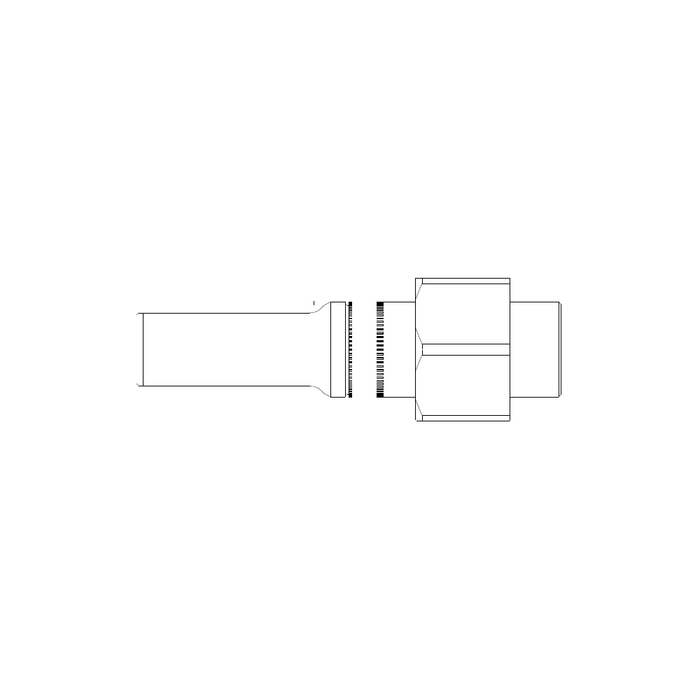 תצוגת מוצר נקייה של ראש סמרור Gage Bilt UBB-752C-20 על רקע לבן - Clean product view of Gage Bilt UBB-752C-20 nose assembly on a white background